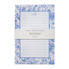 Blue Delft Notepad