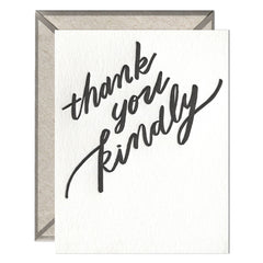 Thank You Kindly card