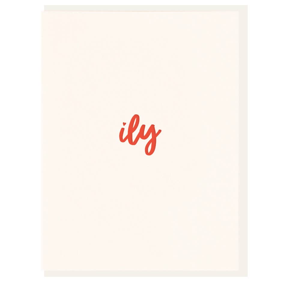Ily: i love you Greeting Card