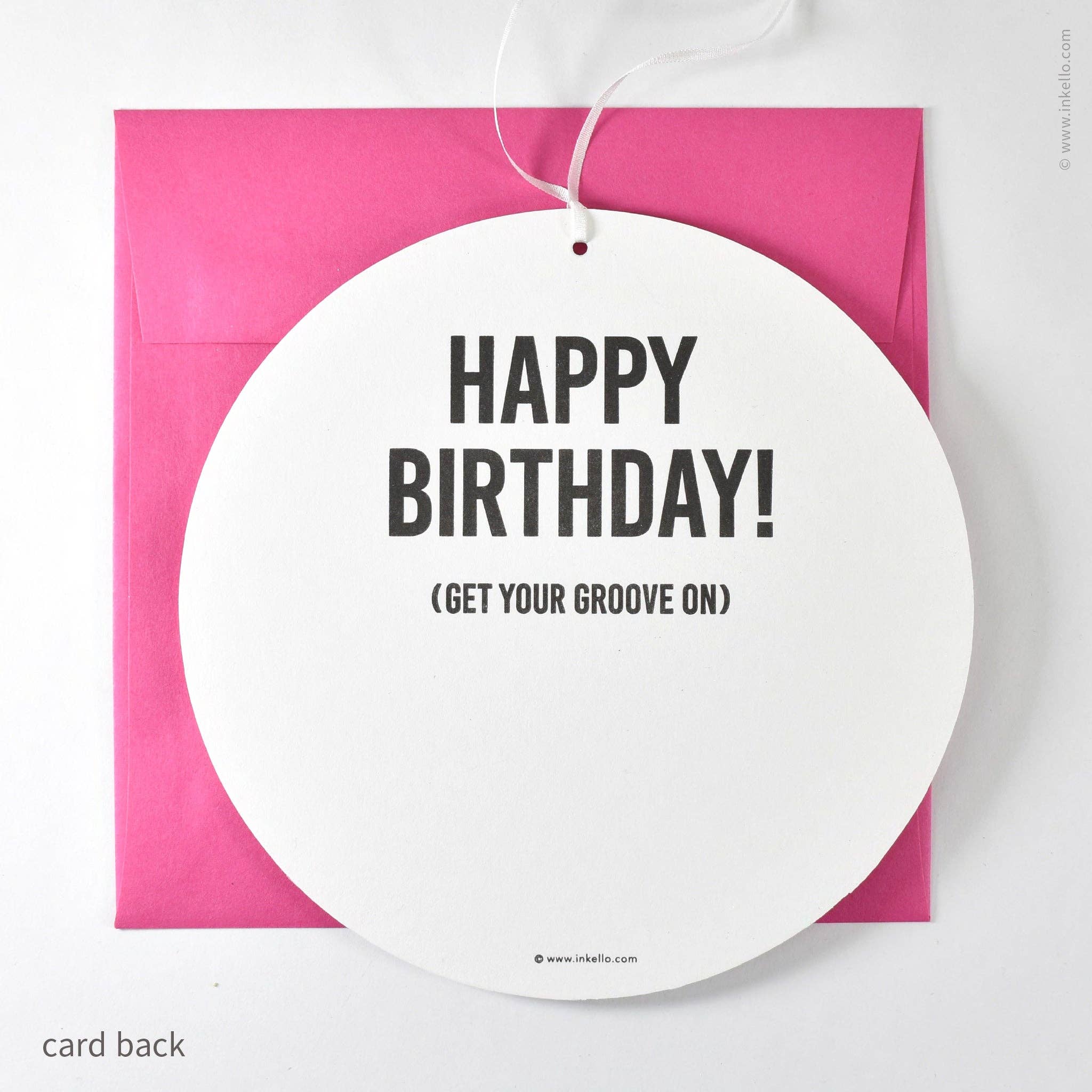 Disco Ball Hangable Birthday Card