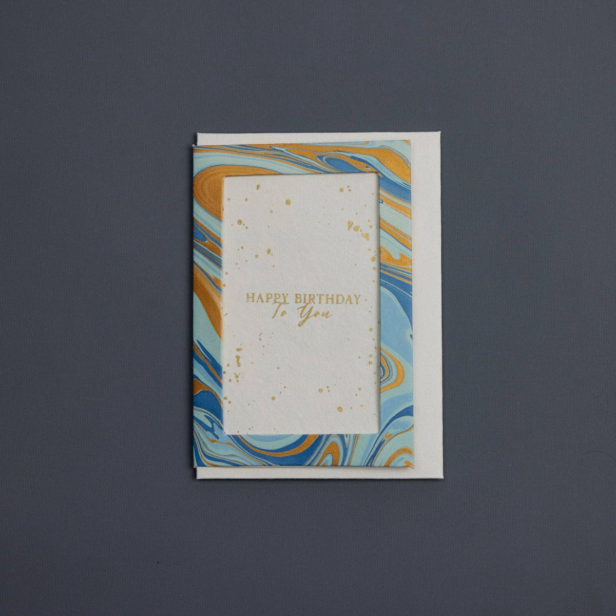 Summer Sky Photo Frame Keepsake Greeting Card