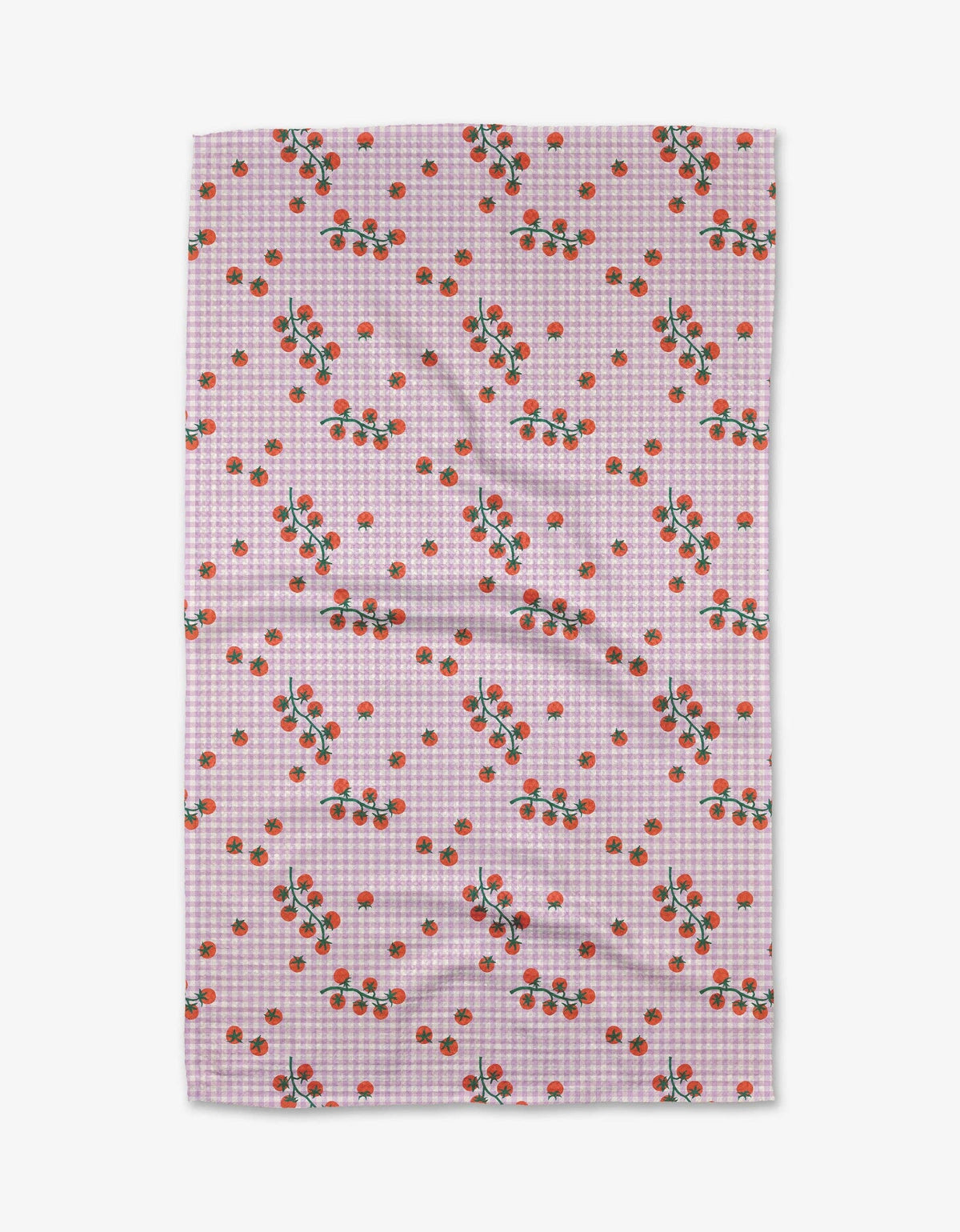 Tomato Gingham Tea Towel