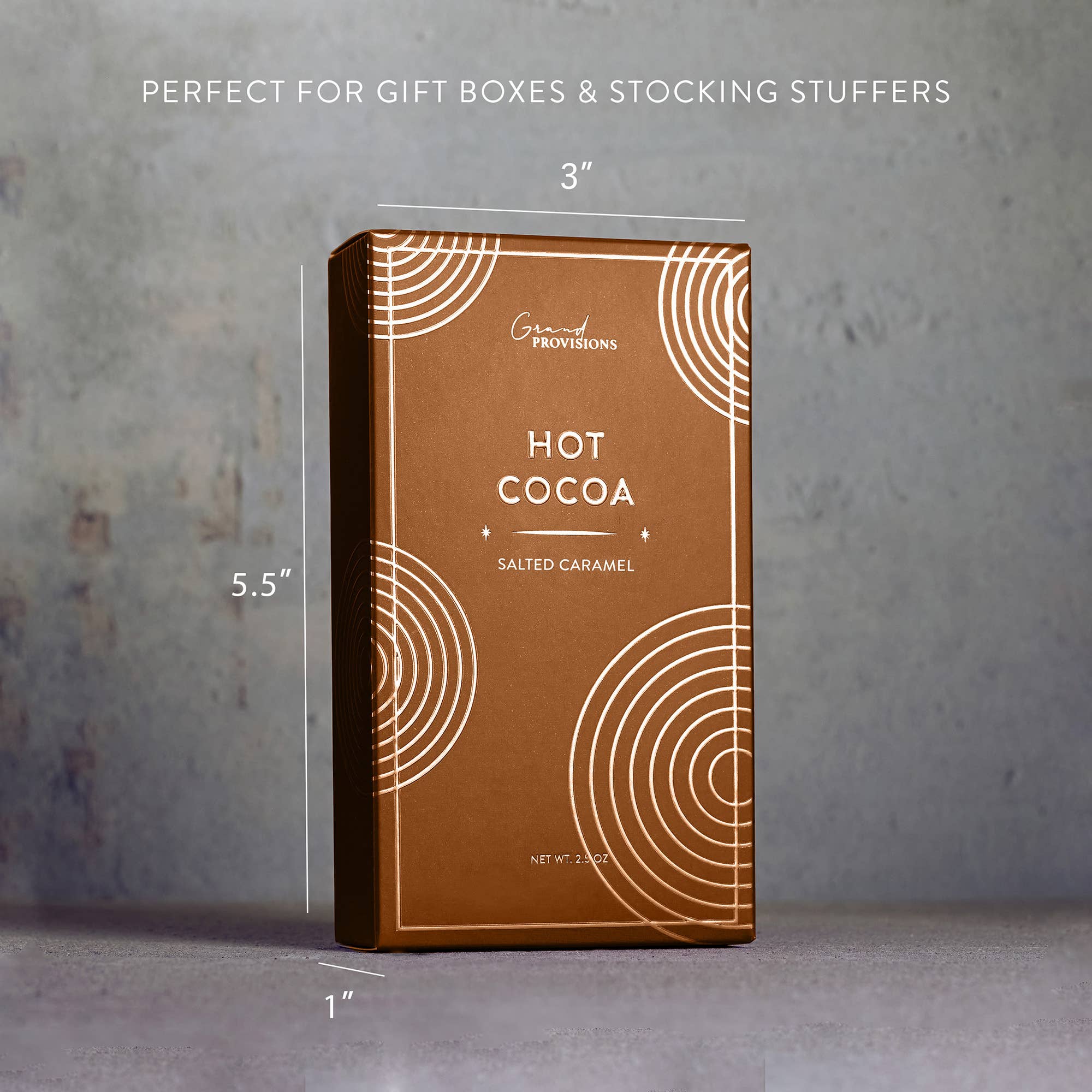 Salted Caramel Mini Hot Chocolate