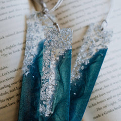 Sea Green & Silver Bookmark
