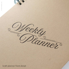 Kraft Weekly Planner