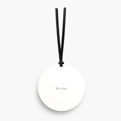 For You Letterpress Gift Tag