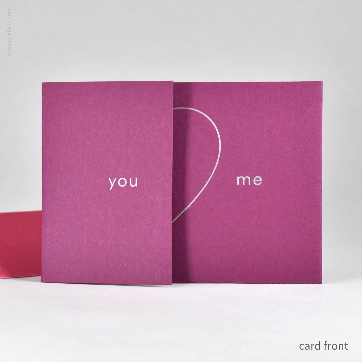 You Complete Me Peek-a-Boo Card