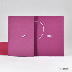 You Complete Me Peek-a-Boo Card