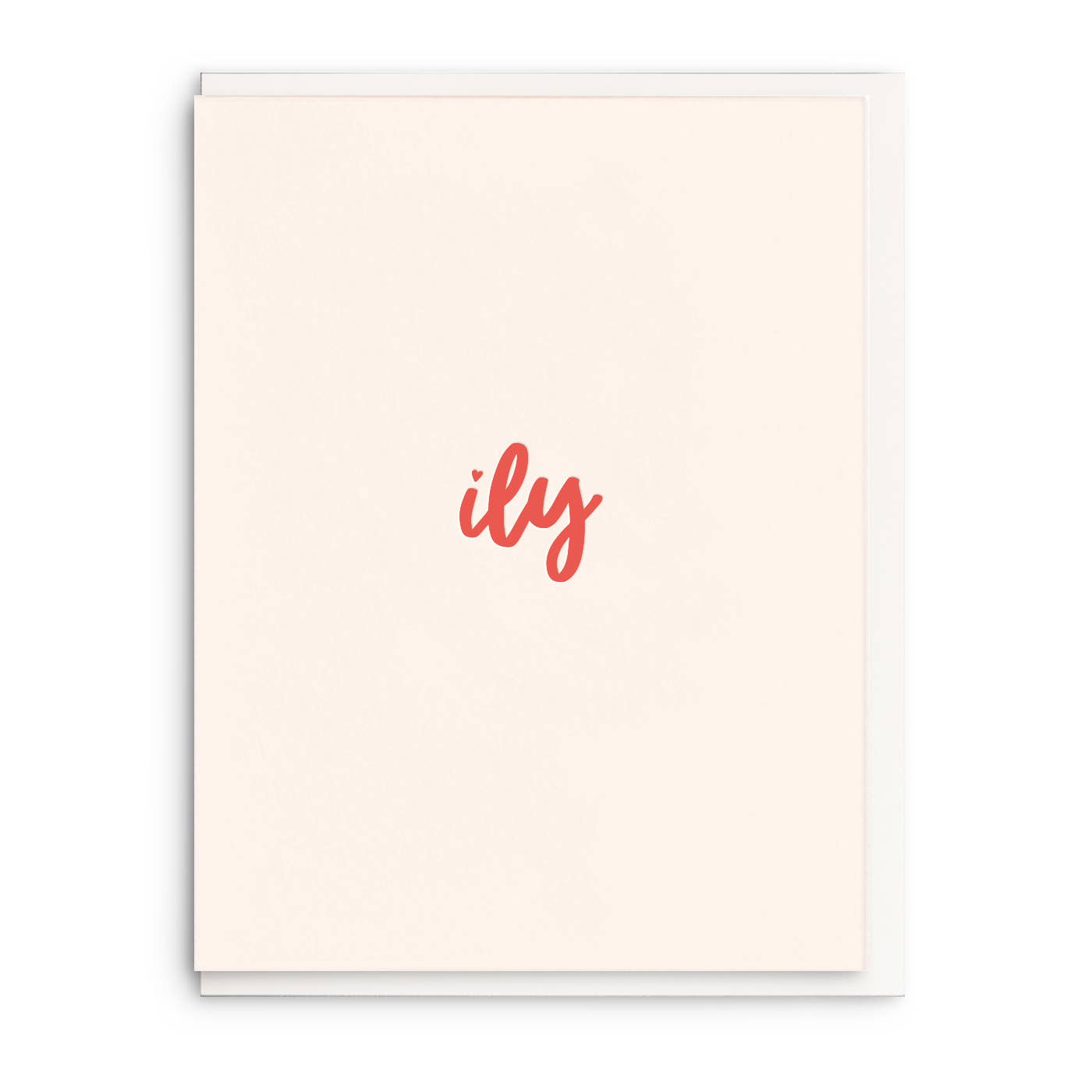 Ily: i love you Greeting Card