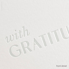 With Gratitude Card