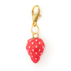 Strawberry Spring Pet Collar Charm