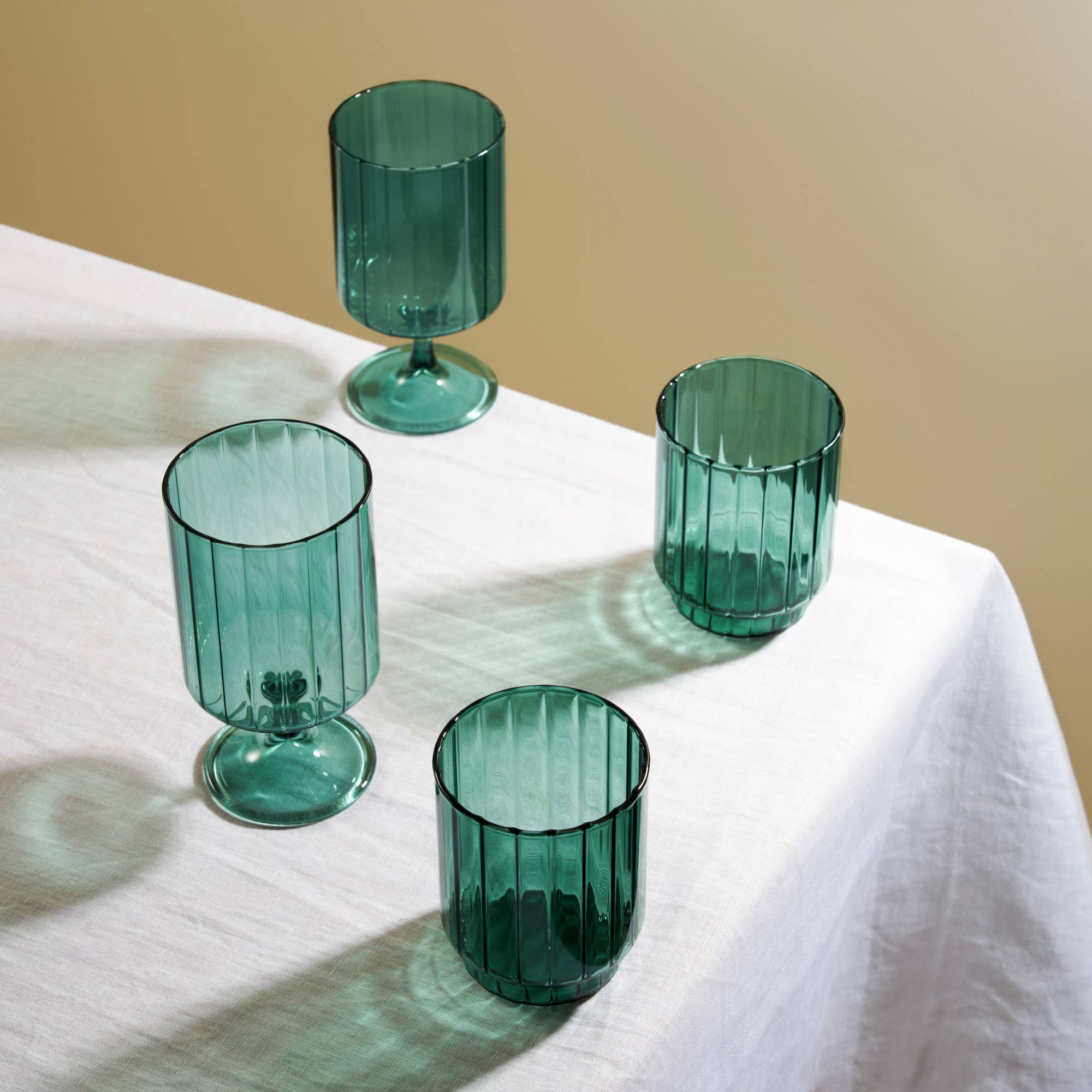 Malachite Stemmed Tumblers