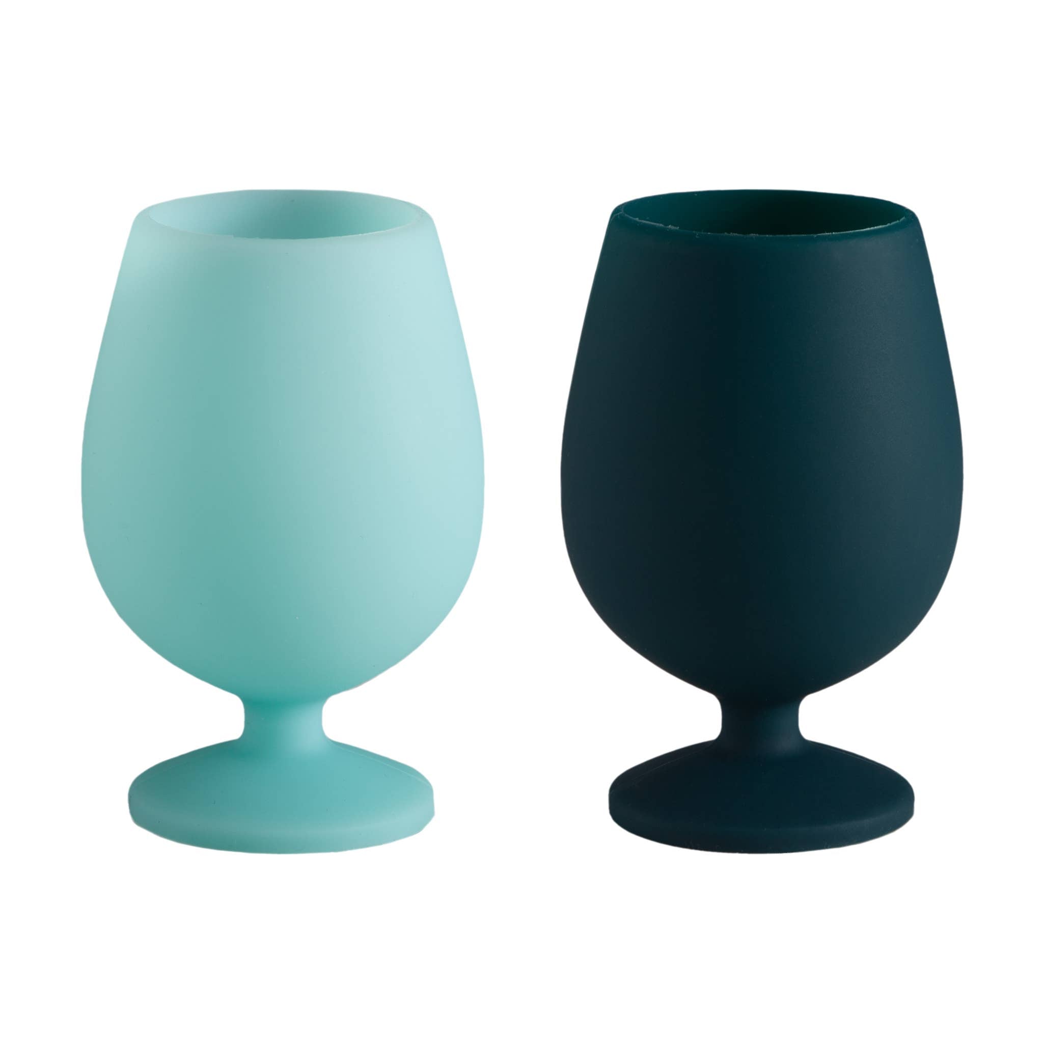 Stemm Silicone Unbreakable Wine Glasses - Mist Set
