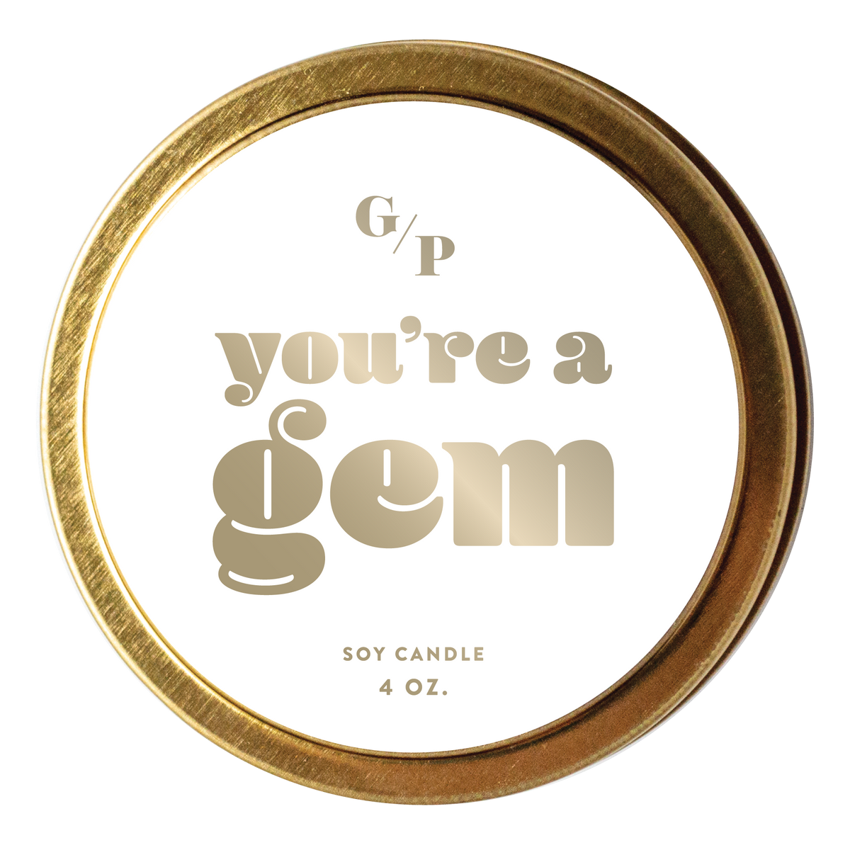 You're a Gem Candle Tin