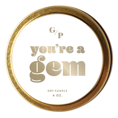 You're a Gem Candle Tin