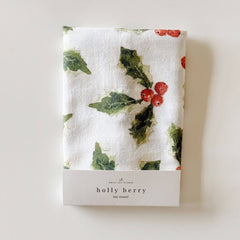 Holly Berry Tea Towel