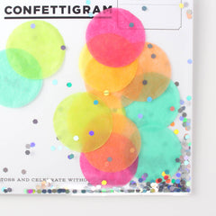 Disco Confettigram Birthday Card