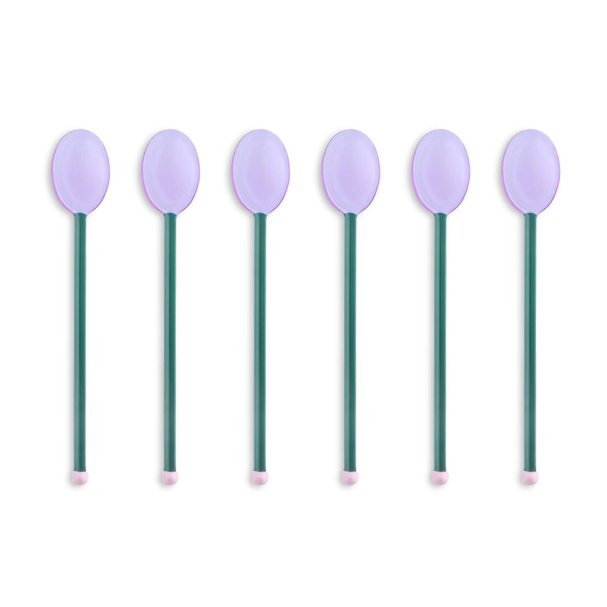 Little Glass Spoons - Set of 6