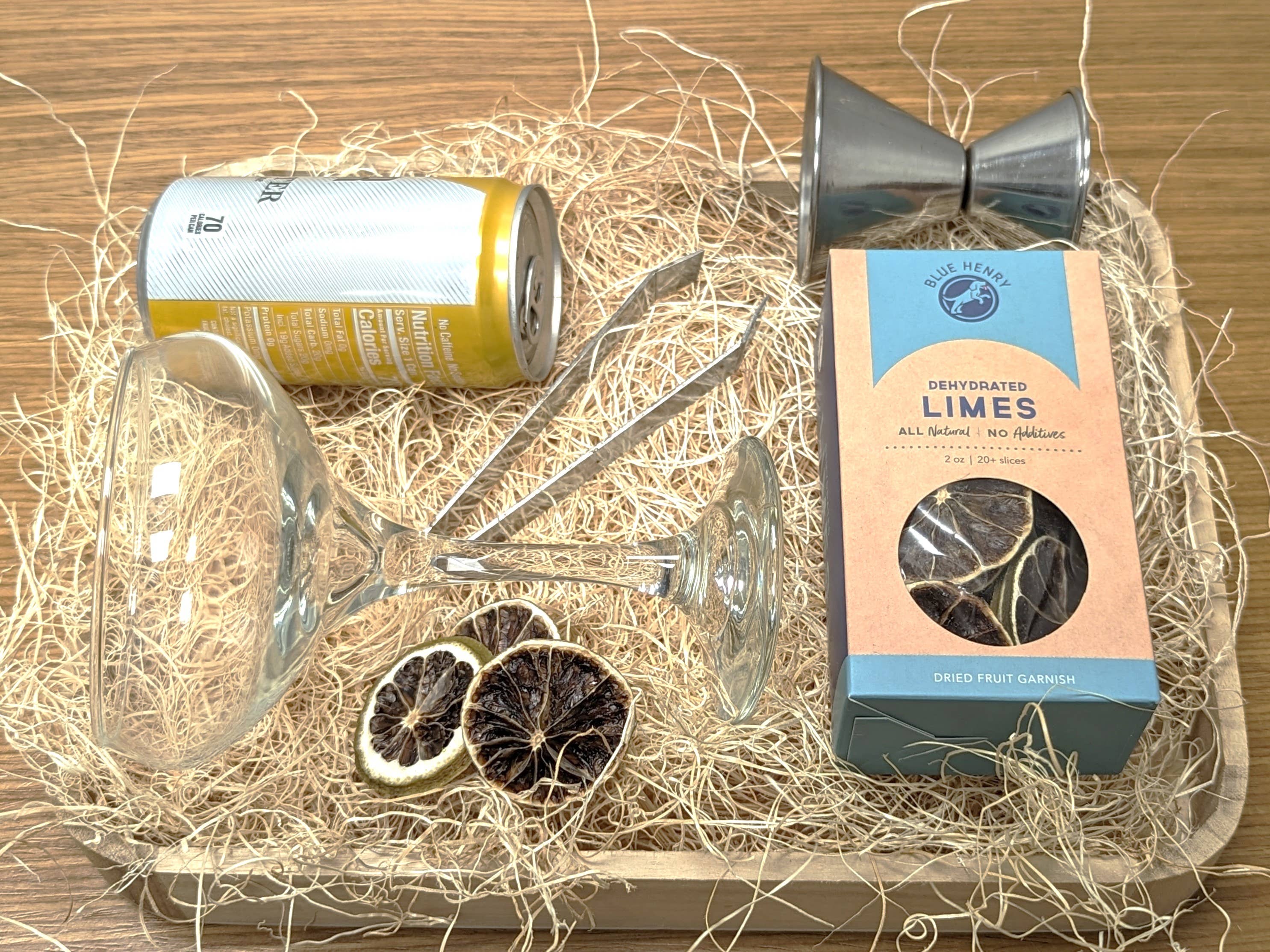 Dried Lime Garnishes