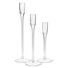 Brilliance Glass Taper Candle Holder