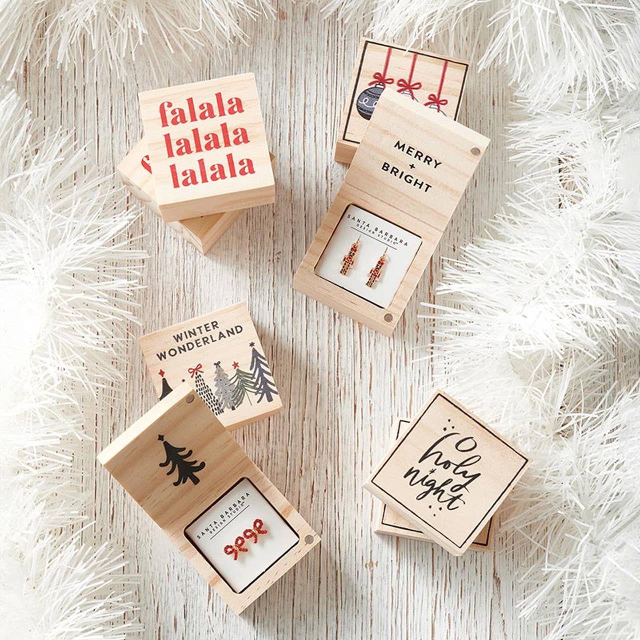 'Tis the Season Treasure Box Earrings