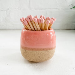 Ceramic Match Holders With Matches