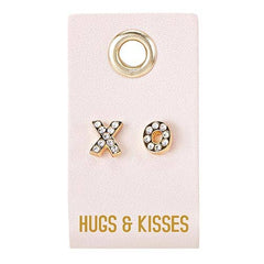 Hugs & Kisses Stud Earrings