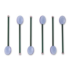 Little Glass Spoons - Set of 6