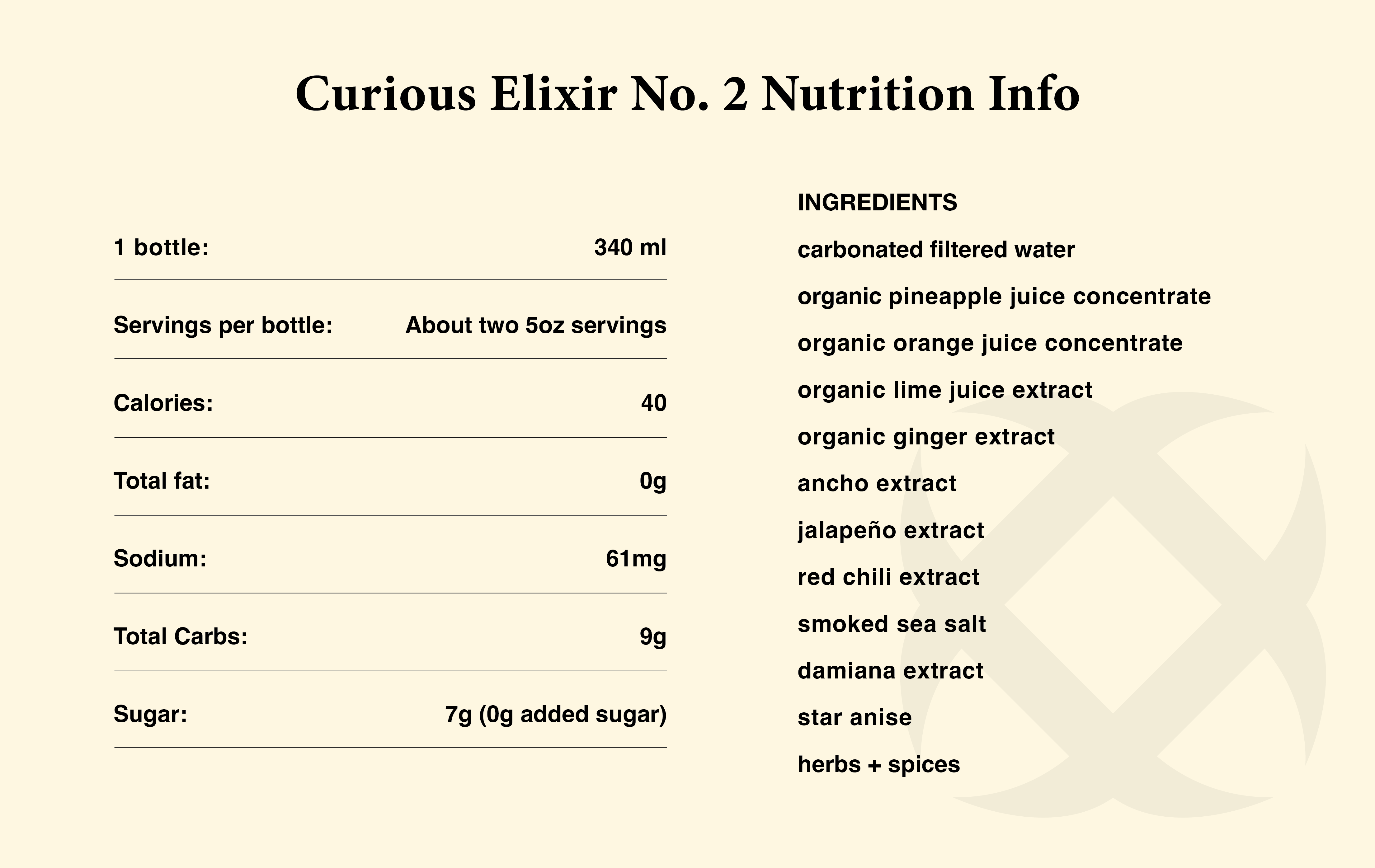 Curious Elixir No. 2 Booze-Free Cocktails