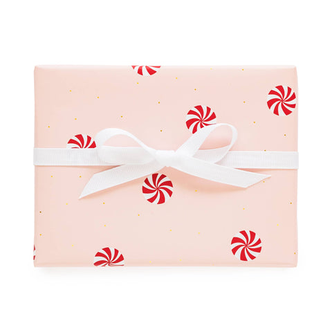 Peppermint Christmas Wrapping Paper