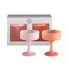 Mecc Silicone Unbreakable Cocktail Glasses - Petal Set