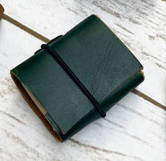 Tiny Upcycled Leather Journals