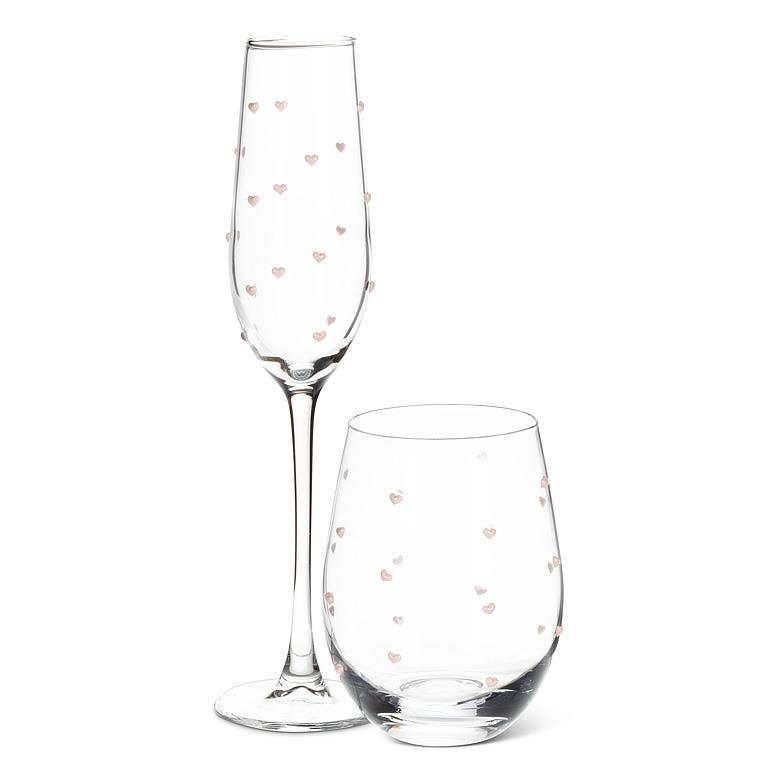 Heart of Glass Wine Glass