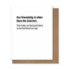 Older Than The Internet Card