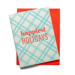 Holiday Plaid Card