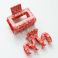 Holiday Berry Claw Hair Clips