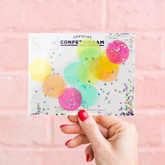 Disco Confettigram Birthday Card