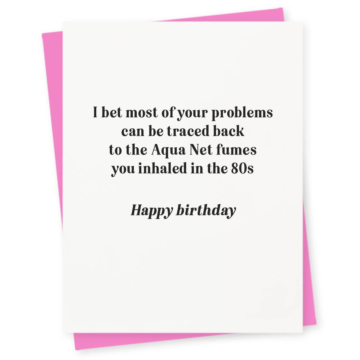 Fumes Birthday Card