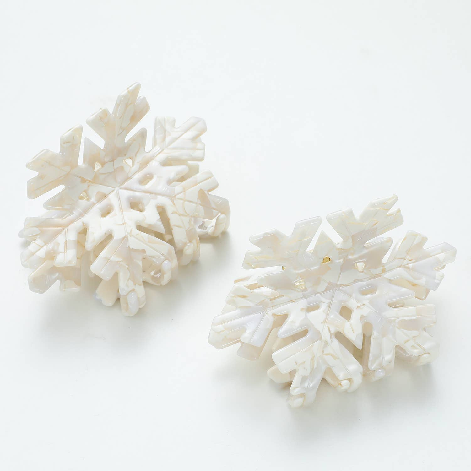Snowflake Holiday Claw Clip