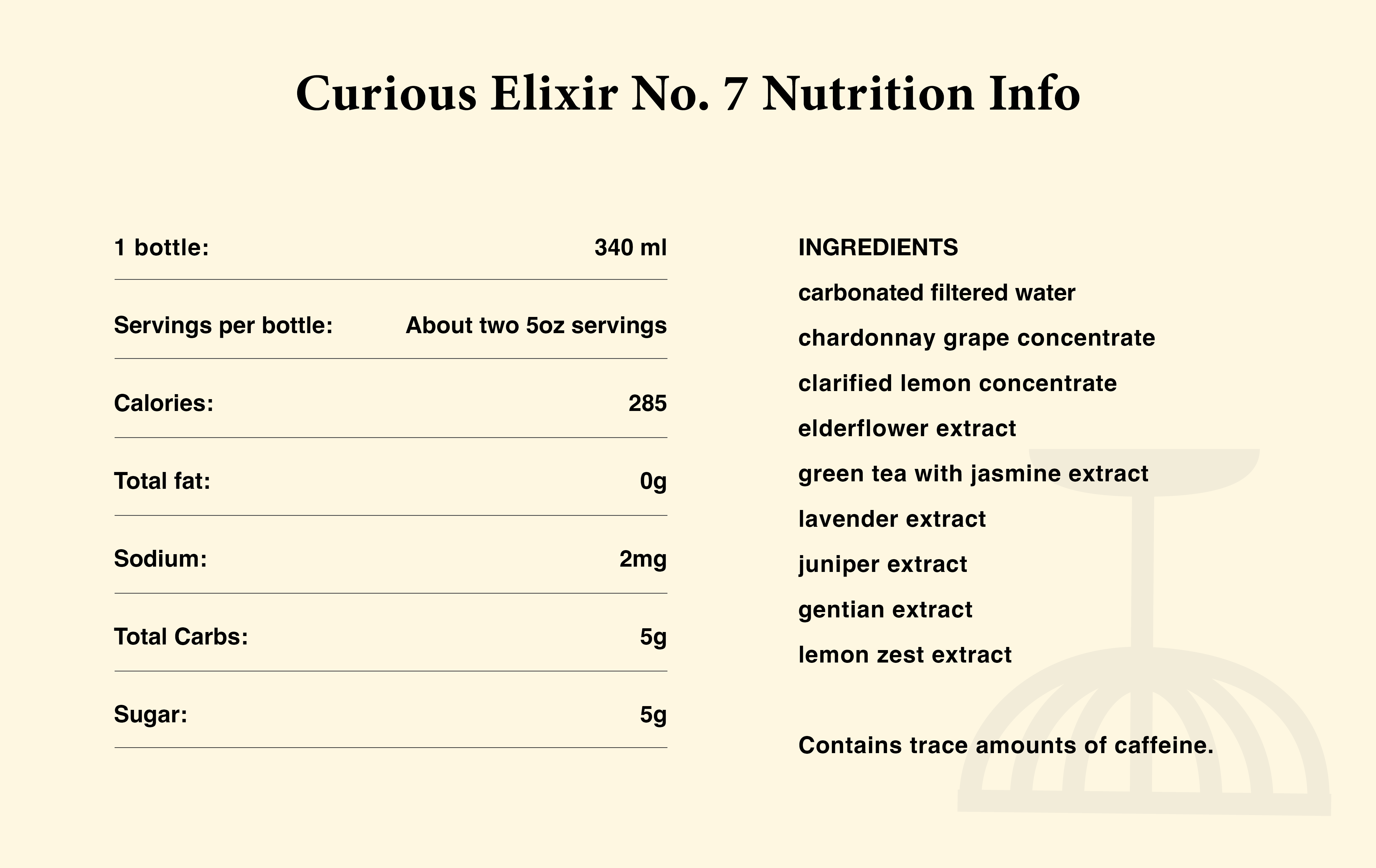 Curious Elixir No. 7 Booze-Free Cocktail