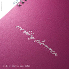 Mulberry Weekly Planner