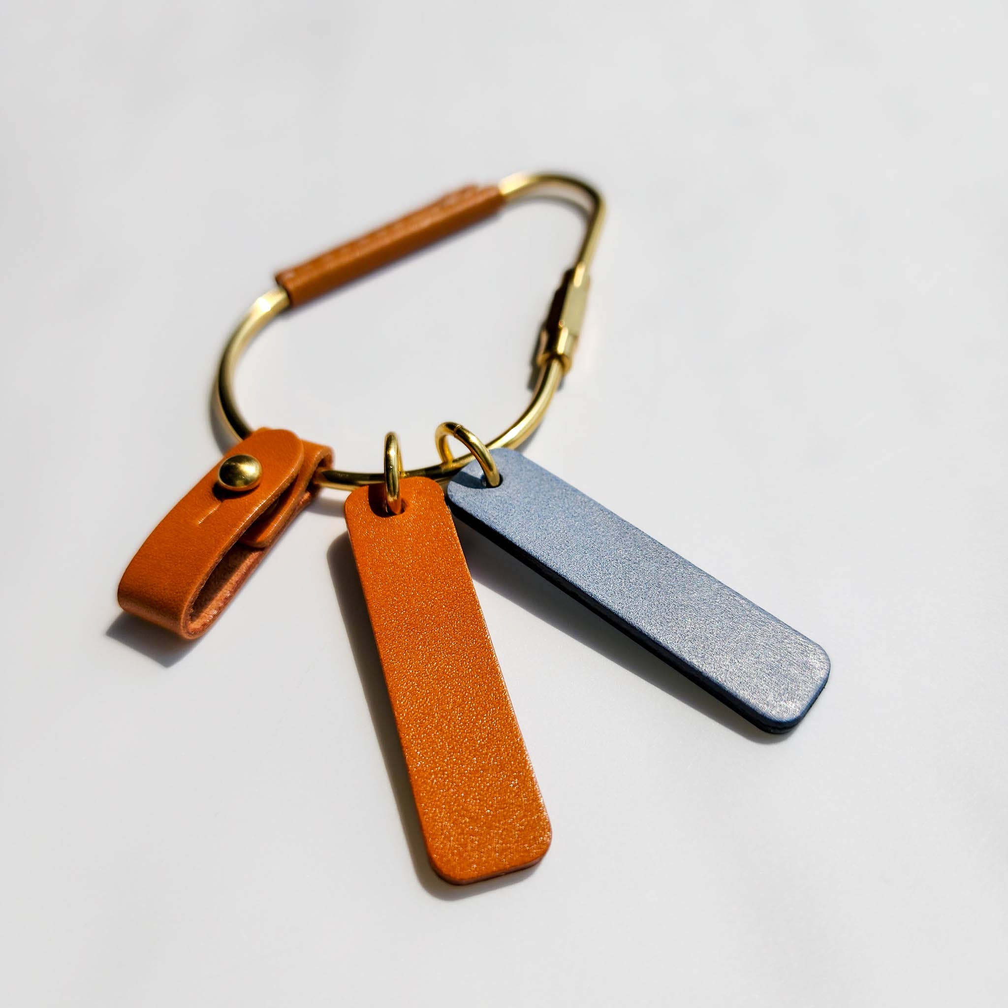 Leather Keychain Tag