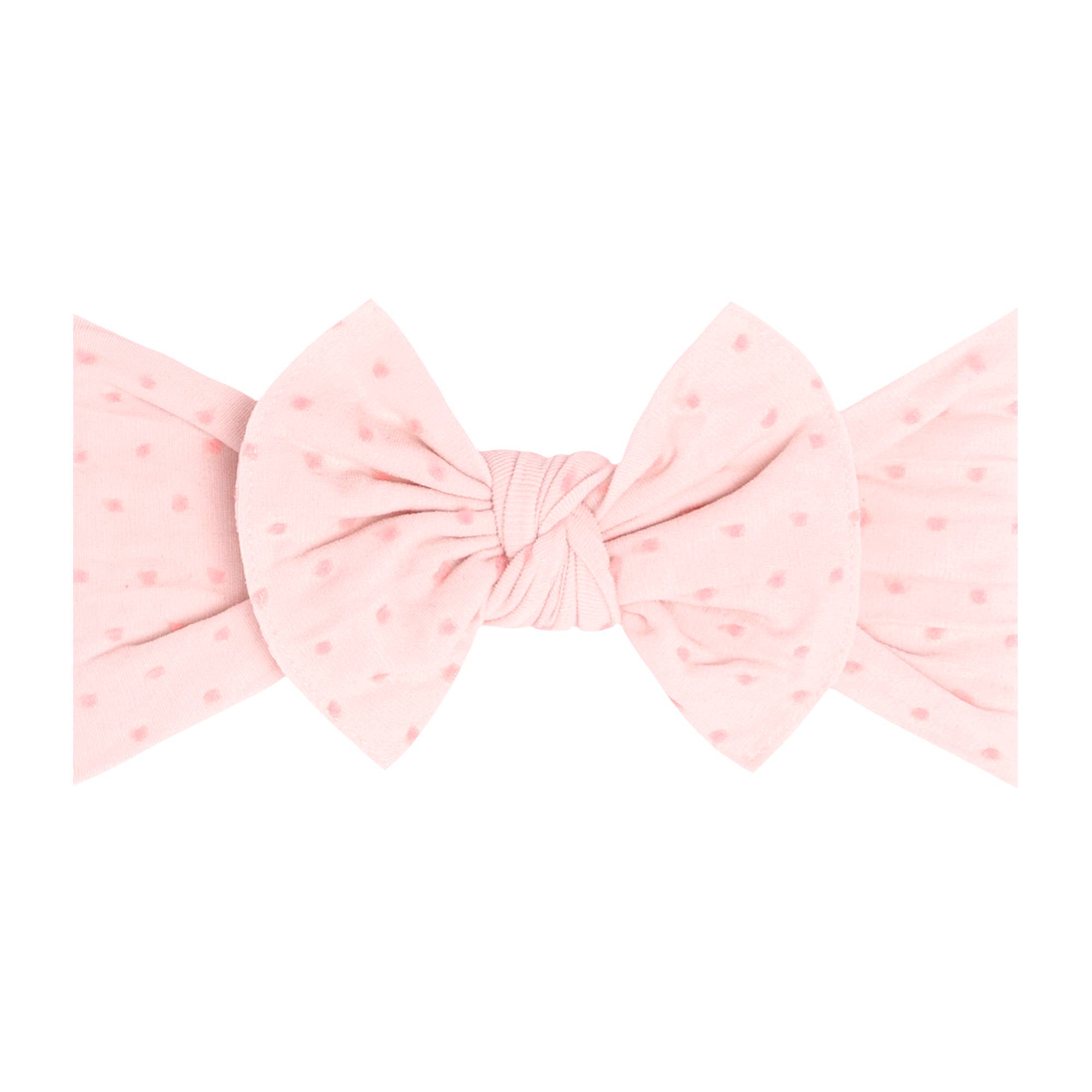 Shabby Dot Knot Baby Headband
