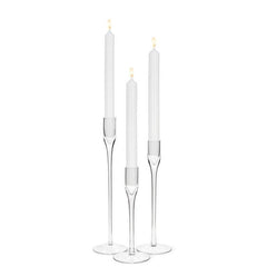 Brilliance Glass Taper Candle Holder