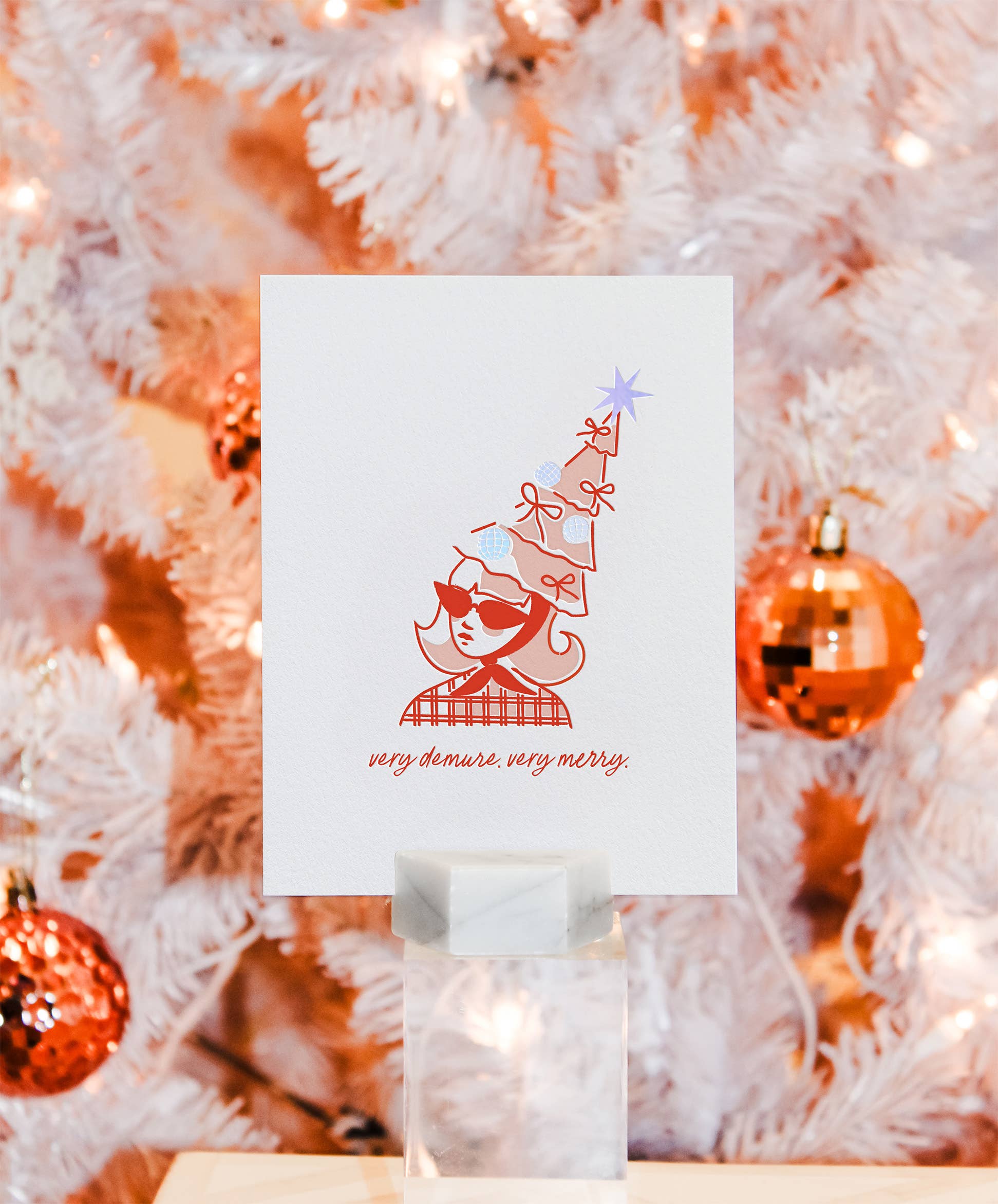 Very Demure Holiday Greeting Card