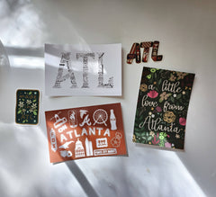 Atlanta Icons Postcard