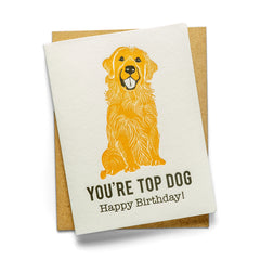 Top Dog Birthday Card