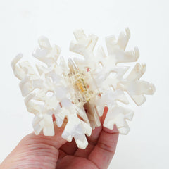 Snowflake Holiday Claw Clip