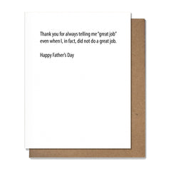 Great Job Dad  - Father's Day Card