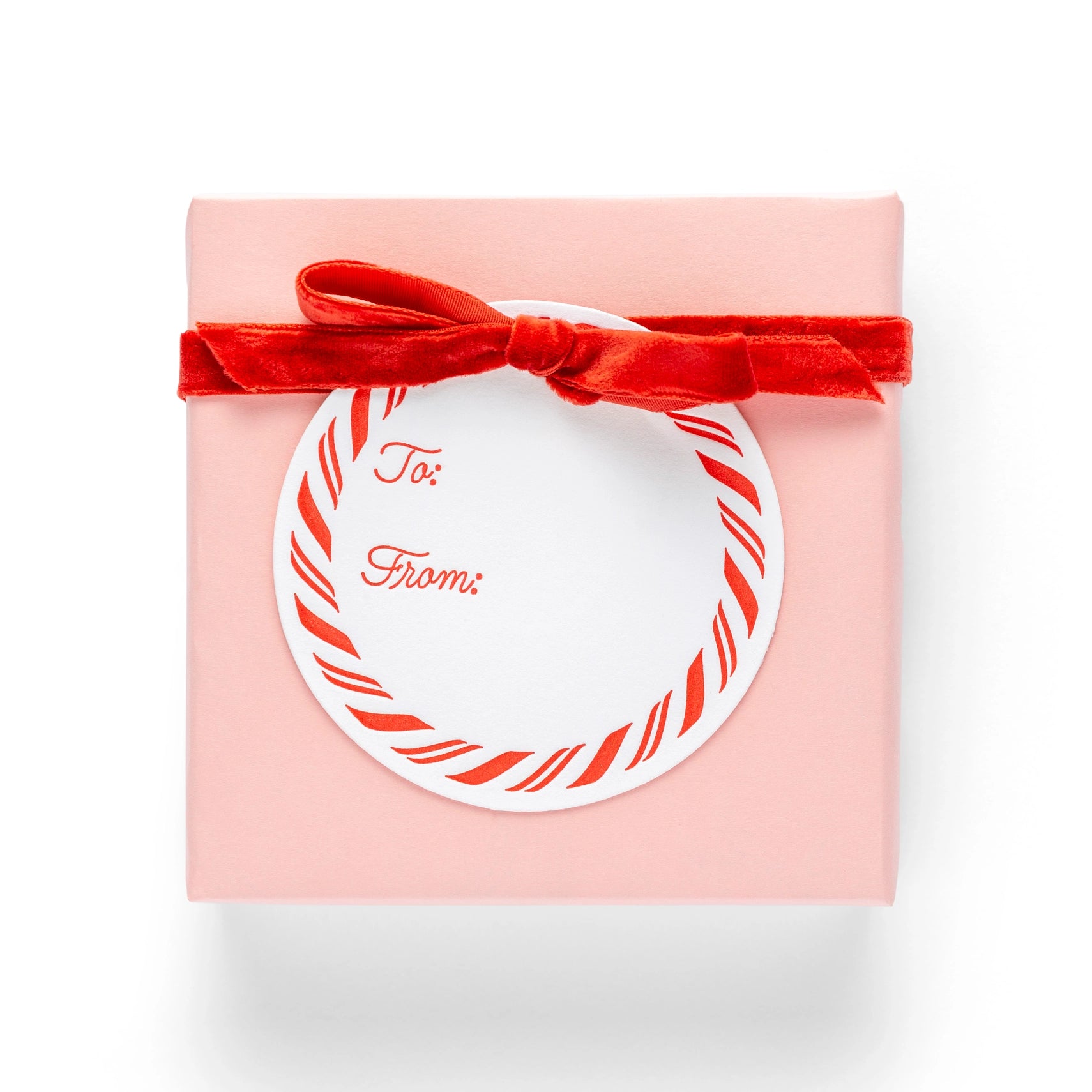 Candy Cane Luxe Gift Tags